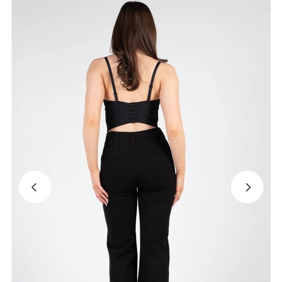 Embellished Bustier Crop Top - Picture 2 of 6